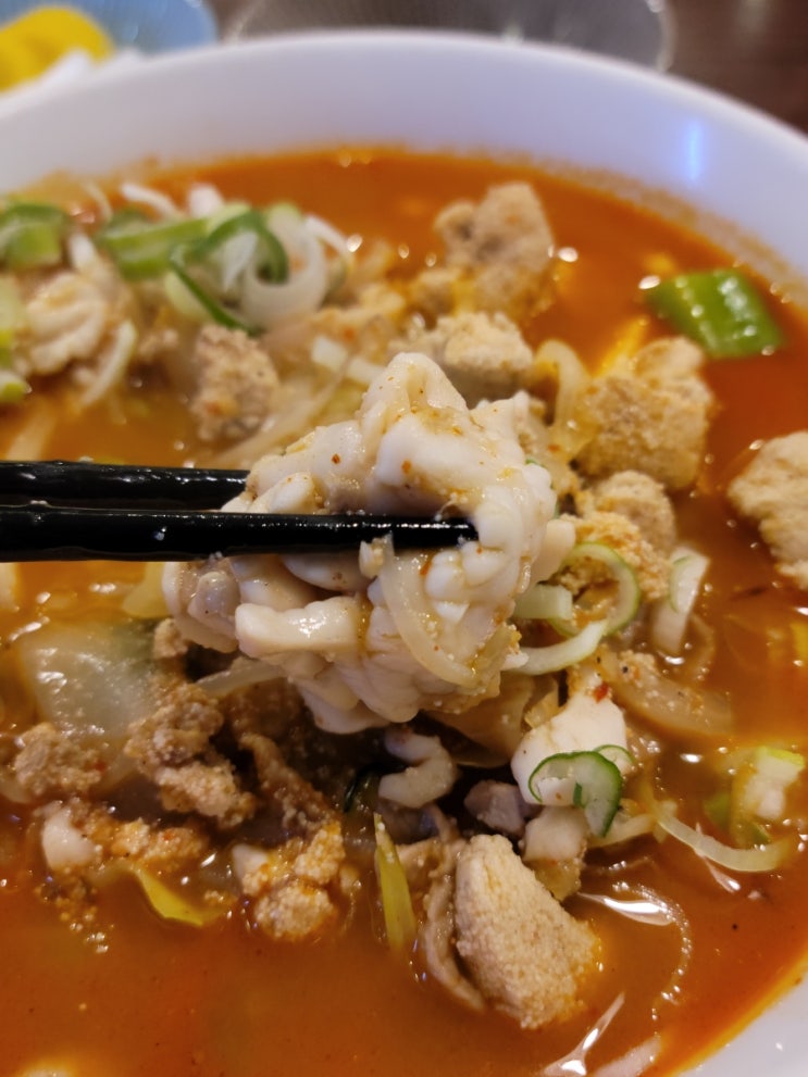  [구미 상모동 맛집] 알곤짬뽕과 바삭한 탕수육이 일품 '위위엔'