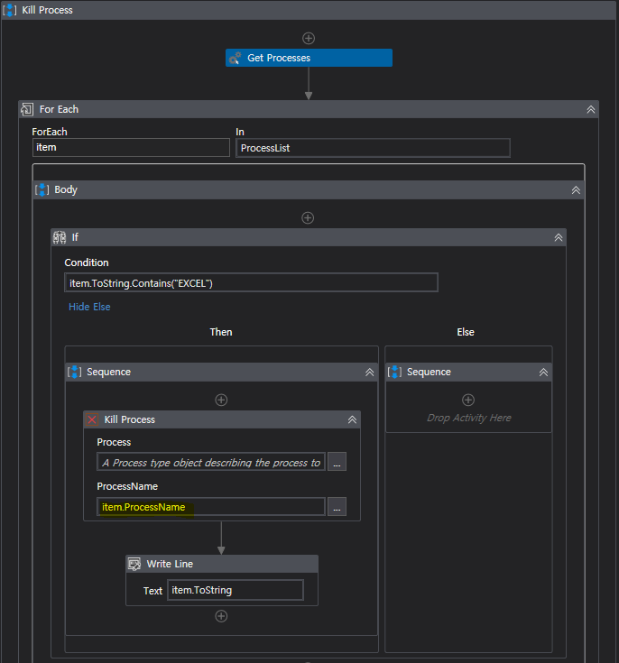 Uipath Kill Process 활용하기 : 네이버 블로그