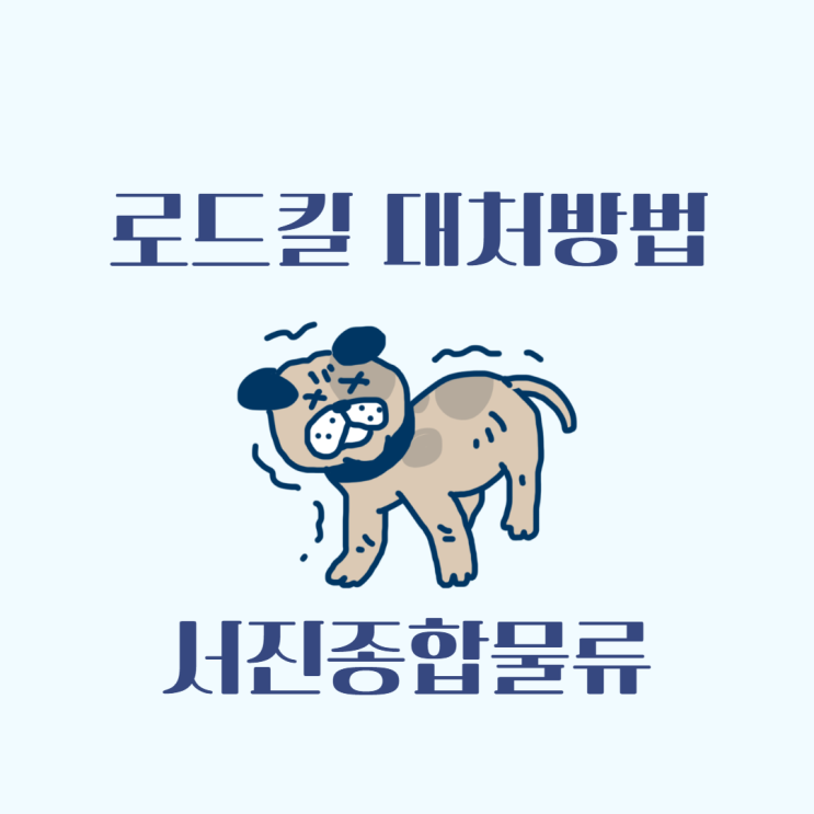  로드킬 대처방법