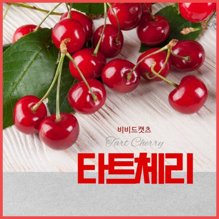  타트체리효능 잠 못잔다면 집중!