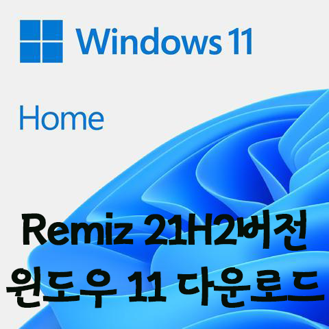 [21H2최신] Windows11 Remiz ver. 버전설치방법 (파일포함)