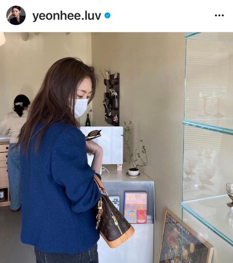 이연희 사복패션 속 자주 등장하는 가방, 루이비통 알마 BB 모노그램 가격