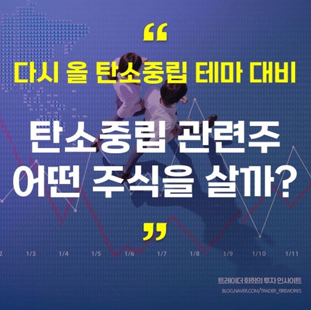  탄소중립 관련주, 주식 종목 분석