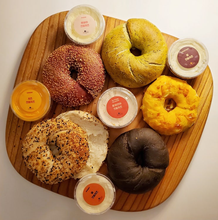  온베이글 신도림현대백화점 에브리띵 크림치즈 조합 JMT
