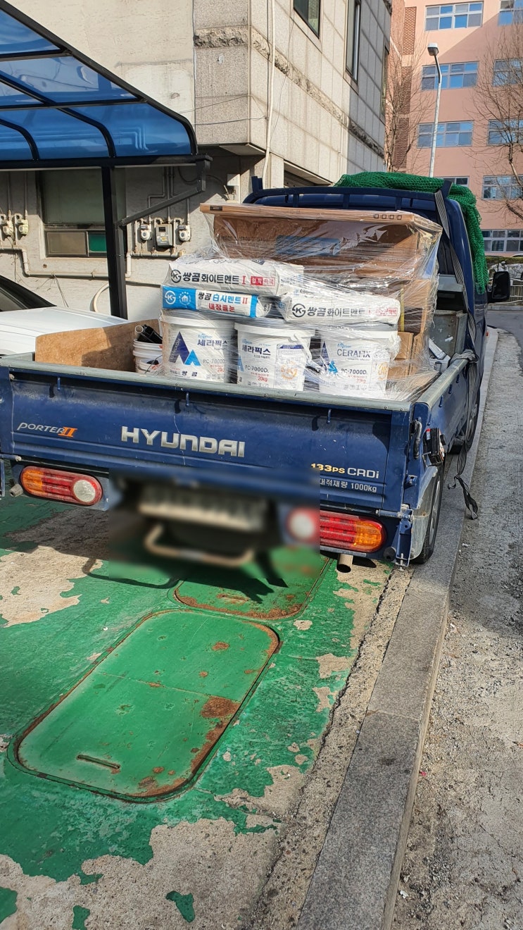 백석동사다리차 자재양중