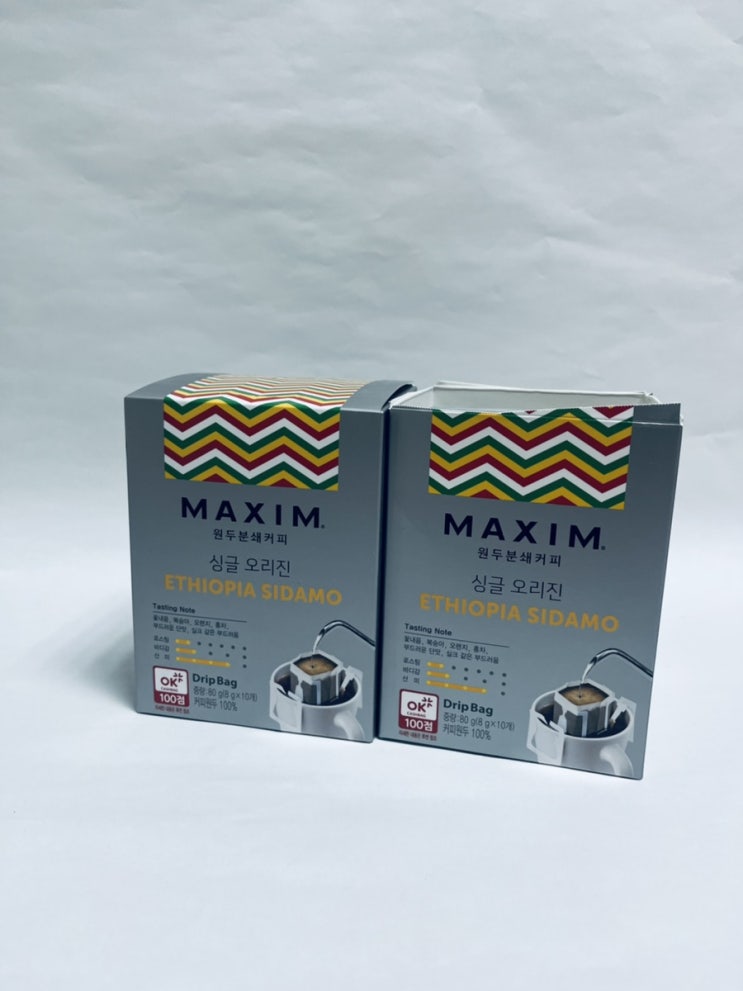 맥심 원두분쇄커피 싱글 오리진 에티오피아 시다모