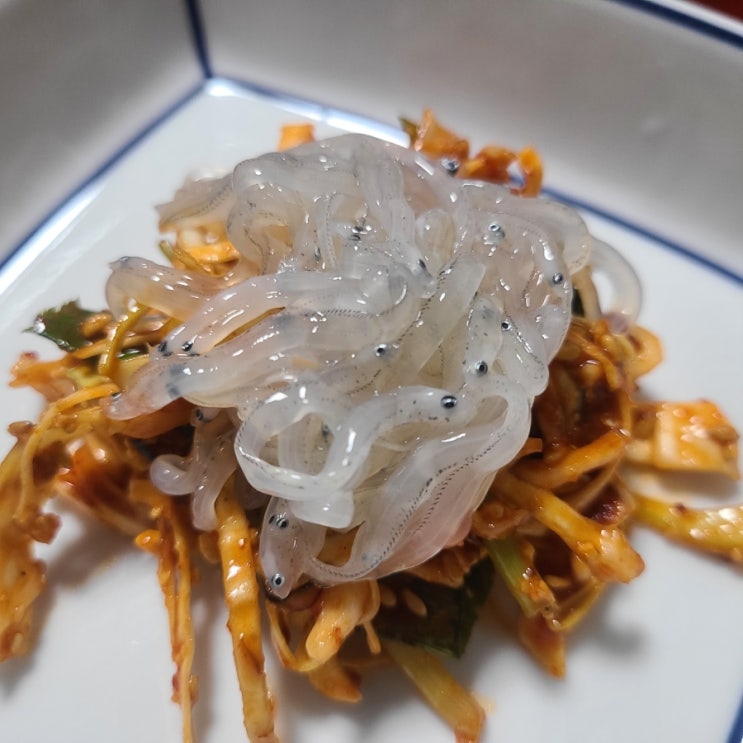  [봄철 별미] 당진 장고항, 일년에 두달만 맛볼 수 있는《실치회무침》지금이 제철 포장 후기