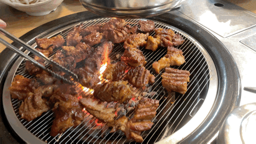 인천 구송도 , 송도유원지 맛집 : 솔청청 돼지갈비 고기 맛집 , 24시 식당 , 주차가능