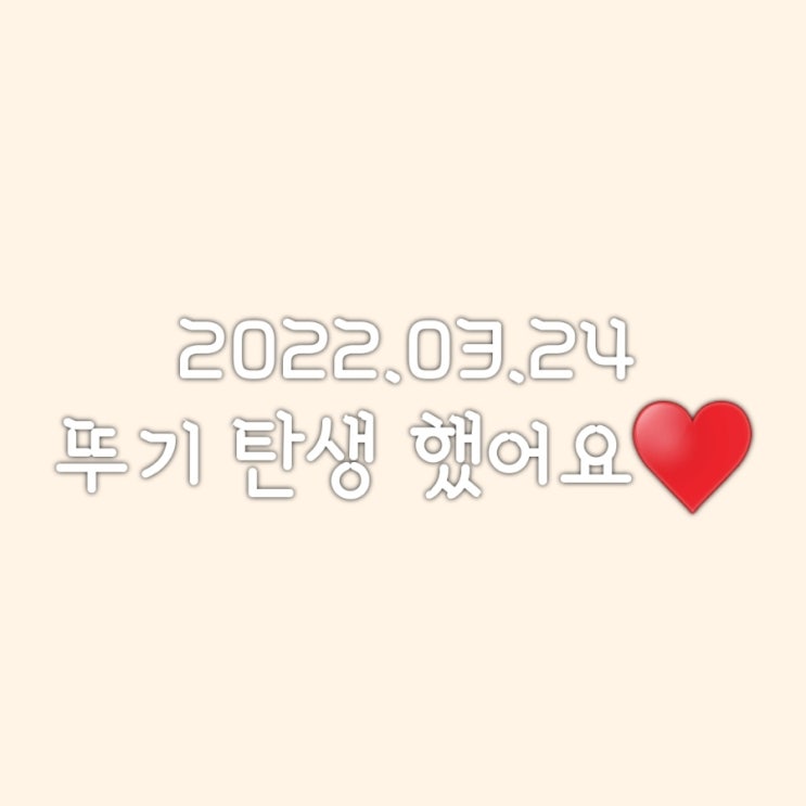  뚜기 탄생하다️ 소중한 신생아 시기, 0일 ~ 15일까지의 기록!!