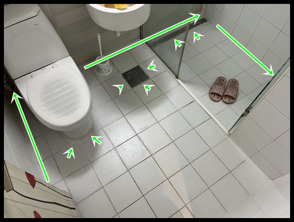 용인 보정동 오피스텔 화장실 누수-샤워 시 발생된 leak로 알게 된 화장실 방수 실체