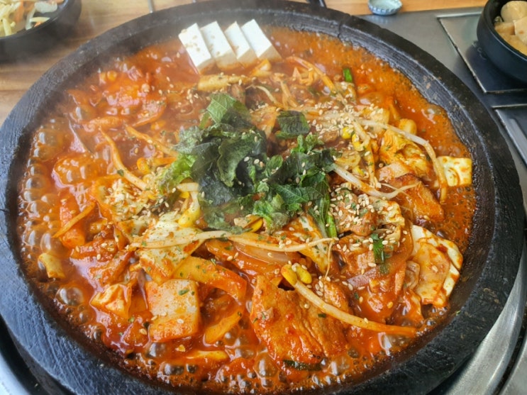 마산 석전동 정식맛집 조식당 돌판두루치기정식 가성비갑