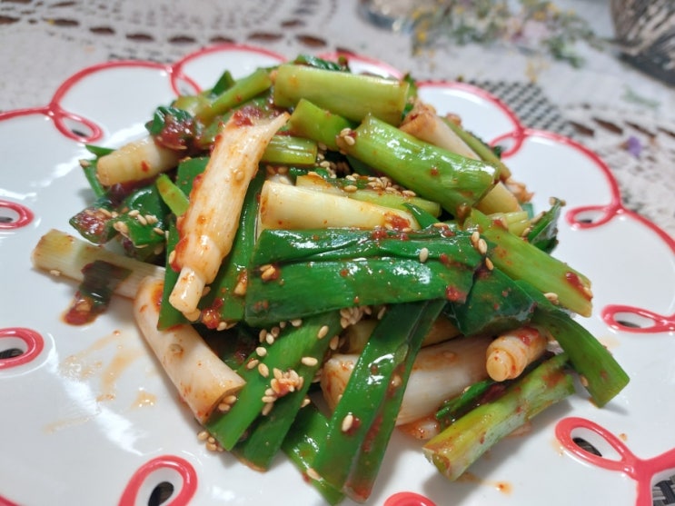 대파 무침 토종 국산 대파 무침 대파 효능 대파 무침 토종 국산 대파 무침 대파 효능