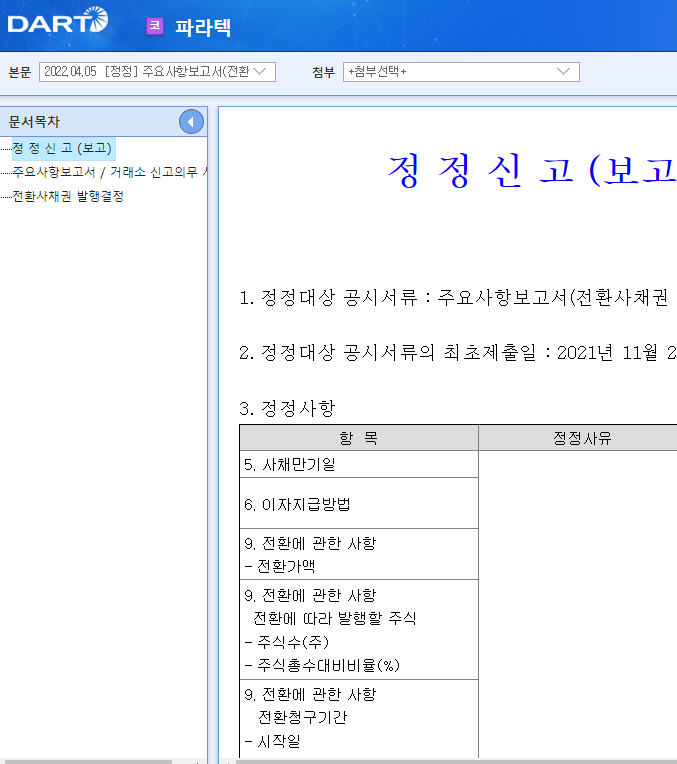 파라텍 / 주요사항보고서(전환사채권발행결정) 파라텍 / 주요사항보고서(전환사채권발행결정)