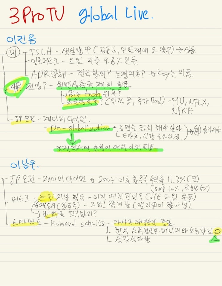  3PRO TV 정리 4.5.(화)
