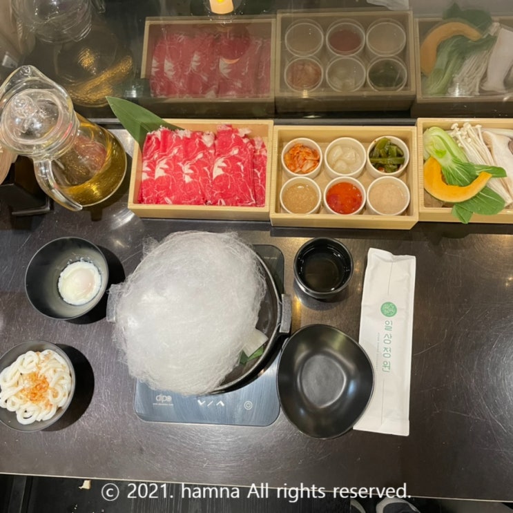  [강남 맛집] 구름스키야키 들어는 봤나? 데이트하기 좋은 일상정원