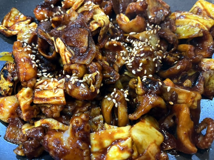  해담 산더미 해물찜&아귀찜 문막 특선 쭈꾸미정식