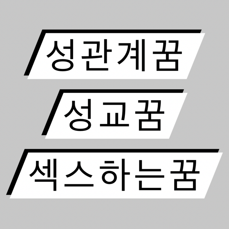 성관계꿈 성교꿈 섹스하는 꿈