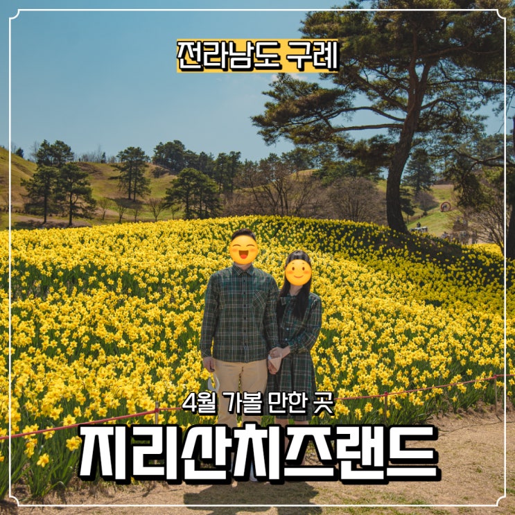  [전라남도] 구례 4월 가볼 만한 곳, 지리산 치즈랜드 수선화(입장료 있음)
