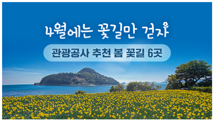 4월에는 꽃길만 걷자…관광공사 추천 봄 꽃길 6곳