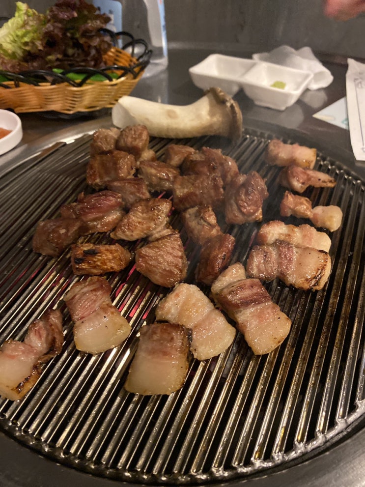 [제주시청흑돼지맛집] 가심비 좋은 제주근고기집 : 제주 팔각촌