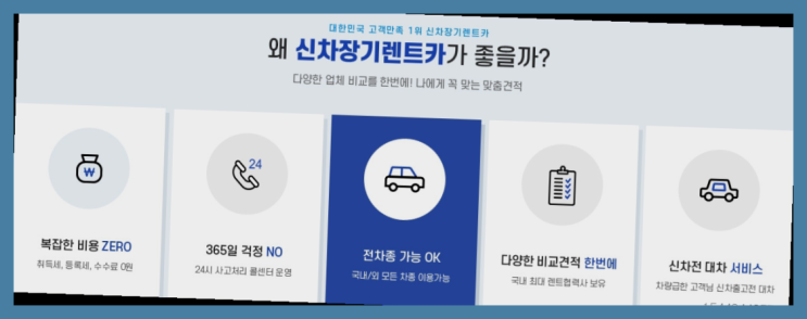  장기렌트카기간 ? 신차장기렌트카 이번달 특가 프로모션은?  끝판왕