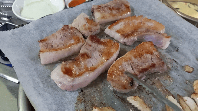  기분이 꿀꿀한 날(f.용현동 마포생갈비)