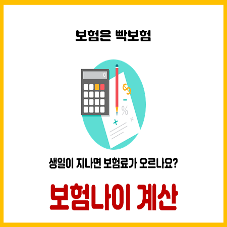  보험나이 계산하는 방법