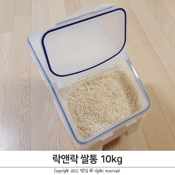 락앤락 쌀통 10kg 실사용 후기, 다이소 쌀통 대체품