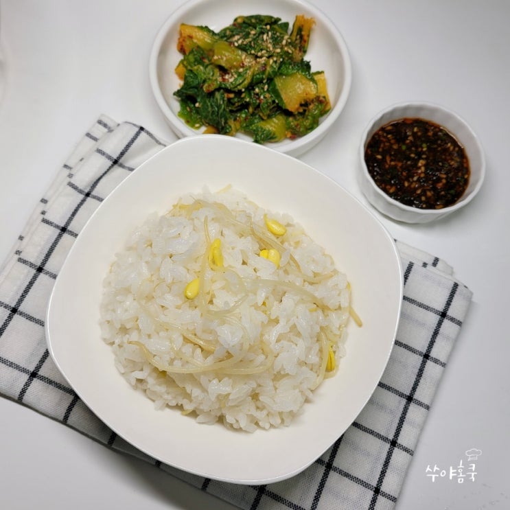 캠핑 냄비밥 하는법 콩나물밥 만들기 간장 양념장 만드는방법 캠핑 냄비밥 하는법 콩나물밥 만들기 간장 양념장 만드는방법