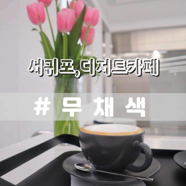  서귀포카페 무채색/ 서귀포디저트카페 조용한카페 추천