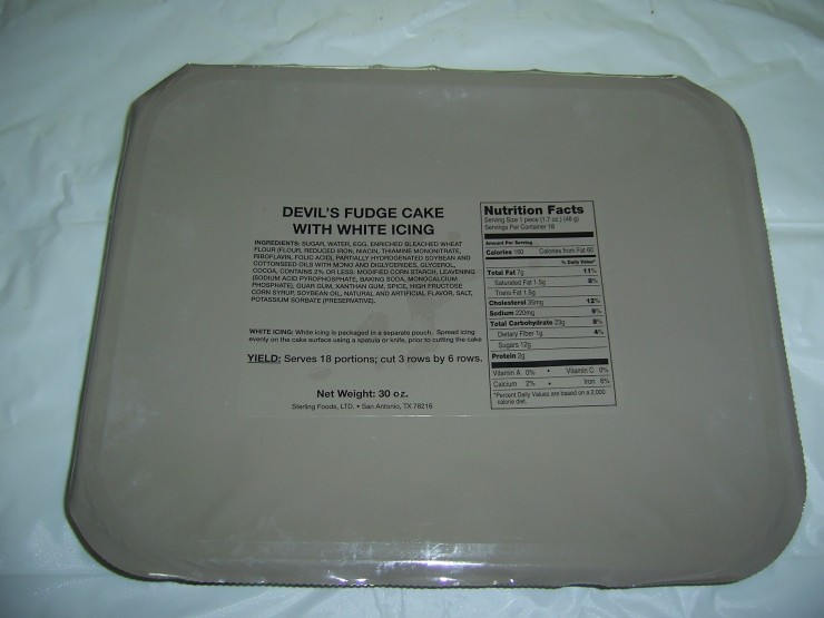  Devil`s Fudge Cake with White Icing