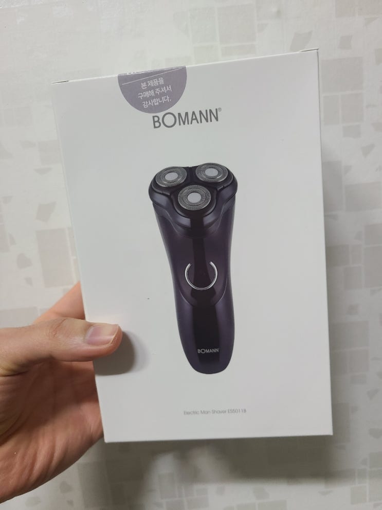  전동면도기 보만 충전식면도기 ES5011B로 깔금하게~