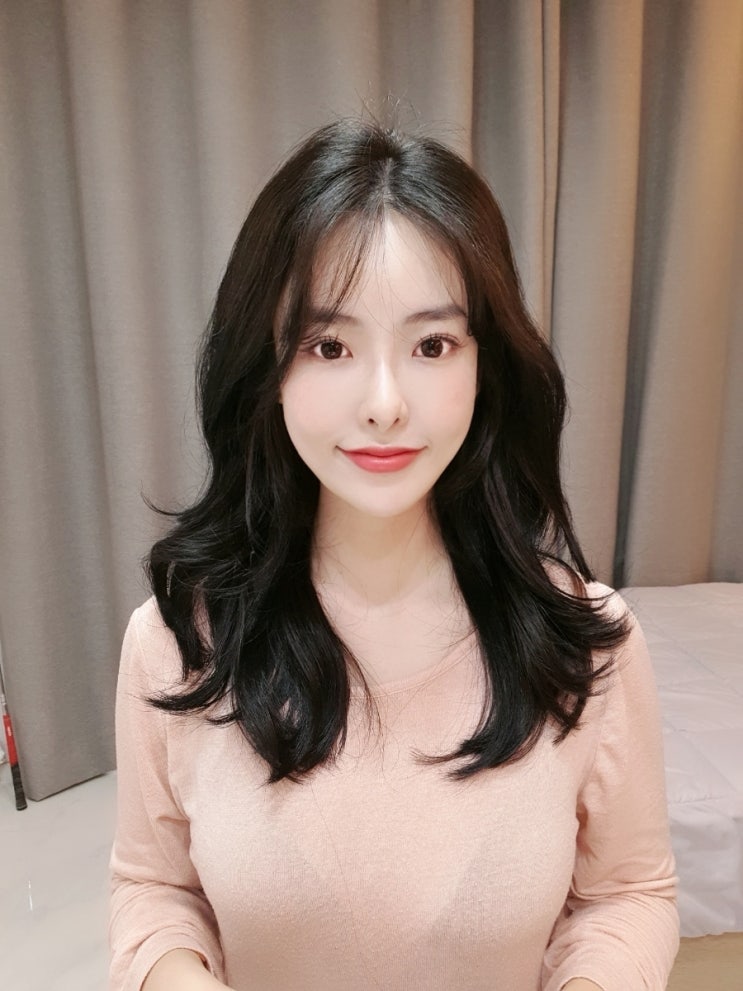  수원 매교역 미용실 살롱드블루밍 굵은 C컬펌 후기