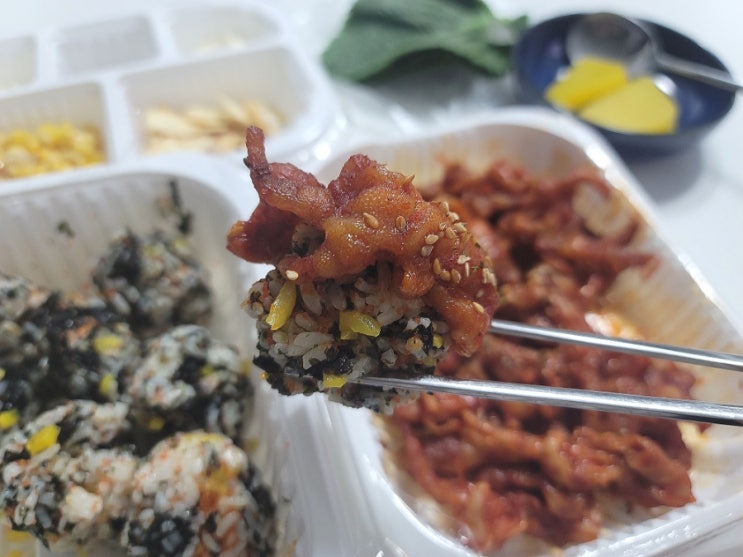  군포역 당동 맛집 '윤이불닭발' 배달 후기 무뼈닭발세트 구성