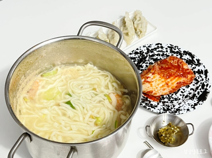 부천 작동 홍두깨칼국수 밀키트 / 인생맛집 / 바지락칼국수 / 캠핑밀키트