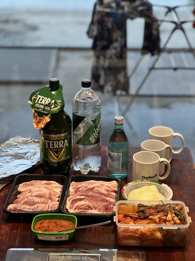 펜션 바베큐 준비물 가성비 좋은 흑돼지 삼겹살 파티 즐기기