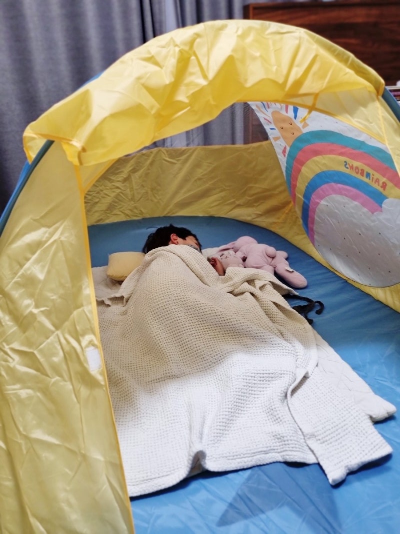 모던하우스 유아텐트 아이 마음에 쏙 드는 스윗선샤인 원터치 피크닉텐트