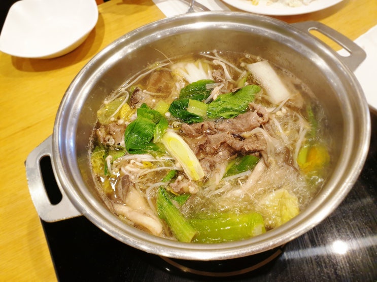  광교 아브뉴프랑 맛집, 샤브샤브가 맛있는<335키친>