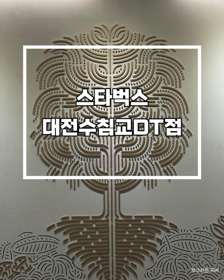  대전 용문동 카페 스타벅스 대전수침교DT점 다녀왔음