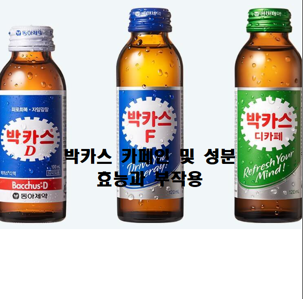  박카스 카페인 성분 효능과 부작용은