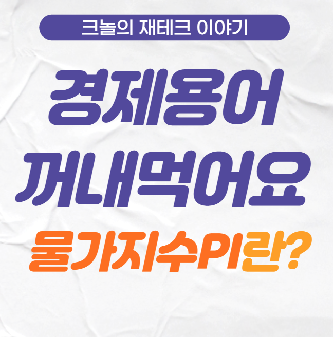  물가지수(PI) 개념 및 생산자물가지수(PPI) 소비자물가지수(CPI)