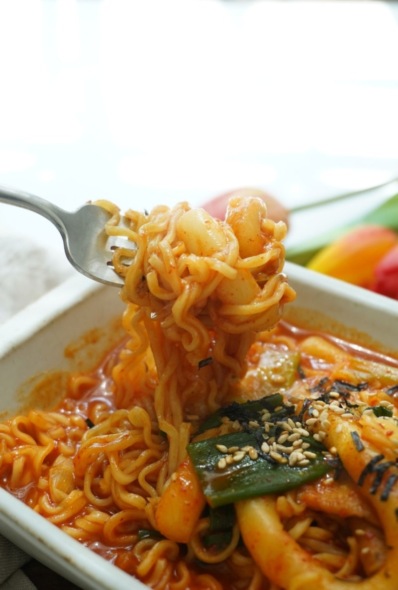 라볶이 레시피 간단한 라면요리 라볶이 만들기 황금레시피 : 네이버 블로그
