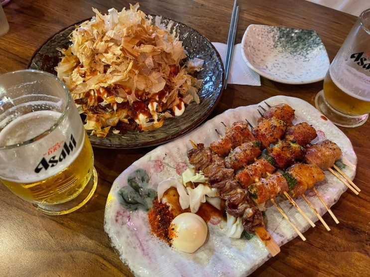  삼성역 직장인 회식장소 추천 - 꼬치구이가 맛있는 이자까야 " 오토코 "