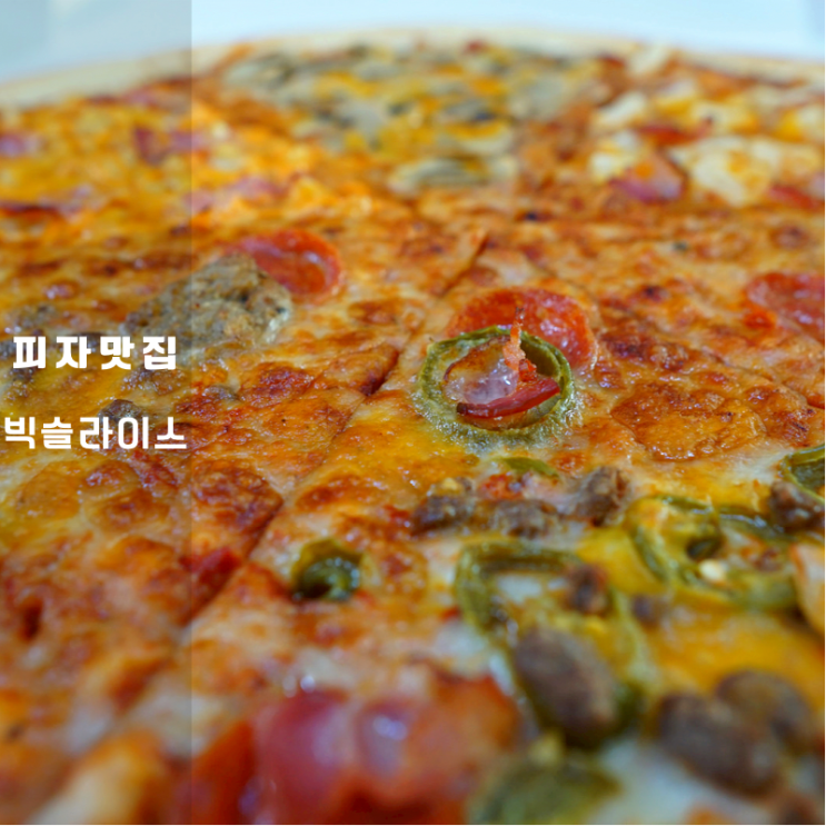  빅슬라이스 후기 동탄 11자상가 에서 맛본 정통 아메리칸 스타일 피자맛집