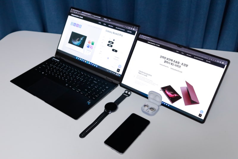 삼성전자 갤럭시 북2 프로 360(NT950QED-K71A)과 갤럭시 에코 시스템 으로 업무를 편리하게!