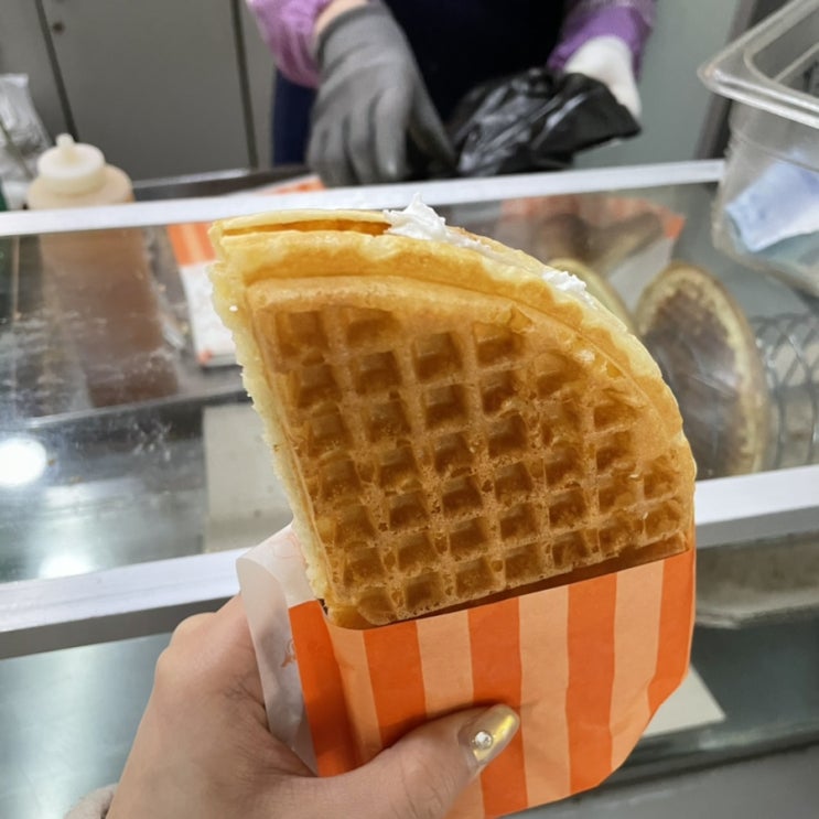  송내역 와플 맛집 10년동안 자리 지킨 빅토리스낵
