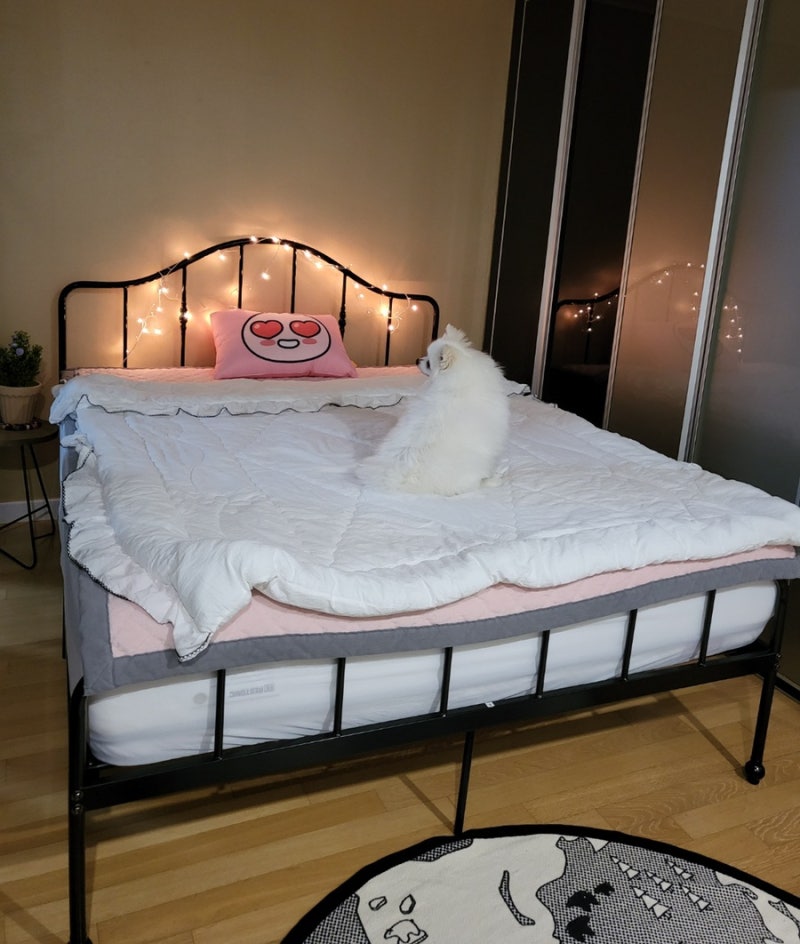 바네스데코 침대프레임 직접 조립하는 철제침대