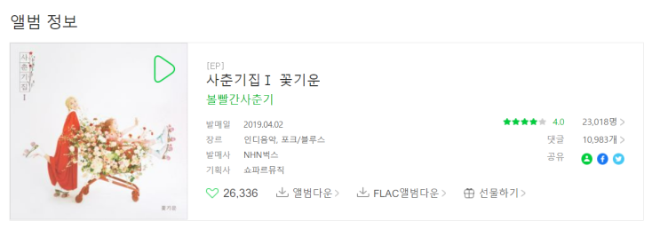 [볼빨간 사춘기 봄 노래] 볼빨간사춘기 - 나들이 갈까, 별 보러 갈래? / 가사