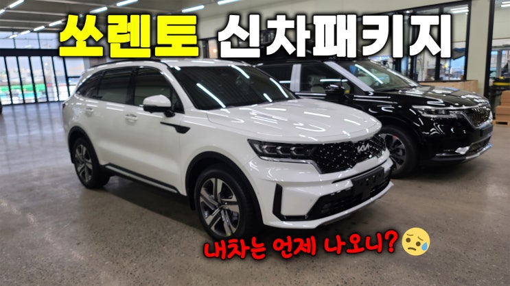  인천서구 쏘렌토 신차패키지 필요한 것만 골라서!