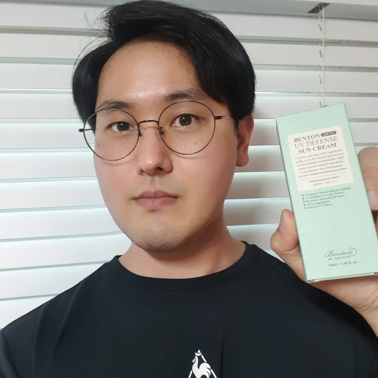  초록색 크림 저자극선크림 수분선크림 추천, 벤튼 에어핏 유브이 디펜스 선크림